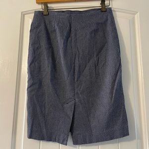 Blue Pencil Skirt